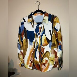 Abstract Multicolor women Shirt